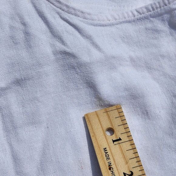 Lagenlook Old Navy Linen Crop Tank Top 2X White Capsule Wardrobe Cottage READ - Picture 5 of 11